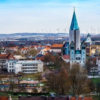 Aerial view of Paderborn
